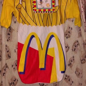 McDonald's Yellow & Red Kids Dress with Blue-Outlined Golden Arches